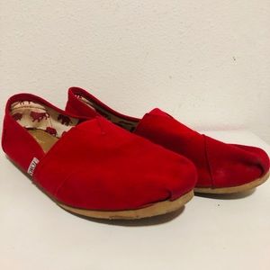 TOMS SIZE 10 W RED